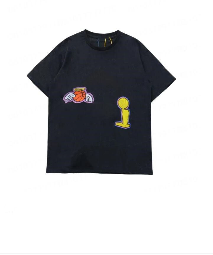 High version design classic cute printed short sleeved fashionable hot selling T-shirt men's and women's top S-XL