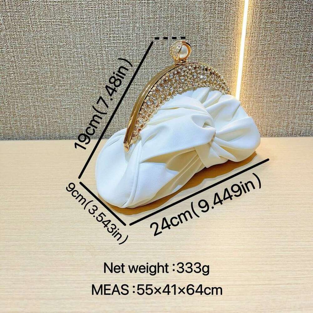 New High-End Dia Studded Handbag For Socialites, Mini Handbag, Clutch Shoulder Crossbody Bag, Dinner Bags