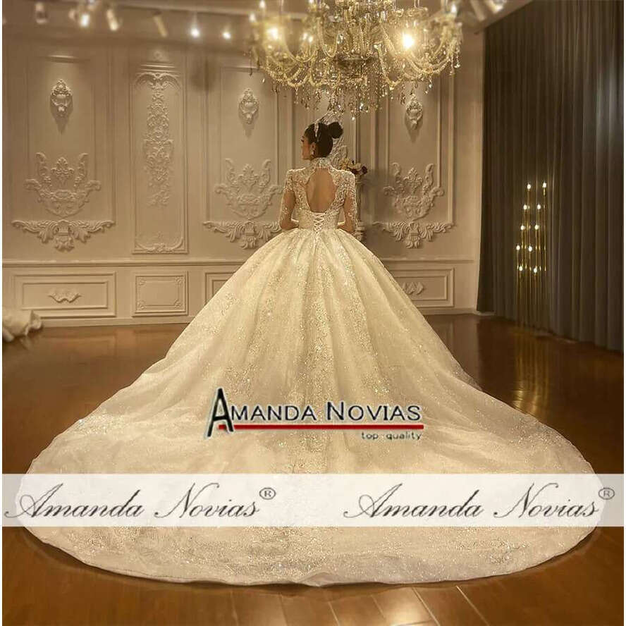 Princess Wedding Dress With Beading Lace Ball Gown Style
