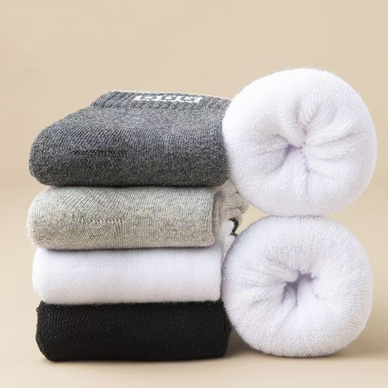 Cozy Thickened Merino Wool Mid Calf Socks for Men - Ideal for Cold Weather hot-sale products