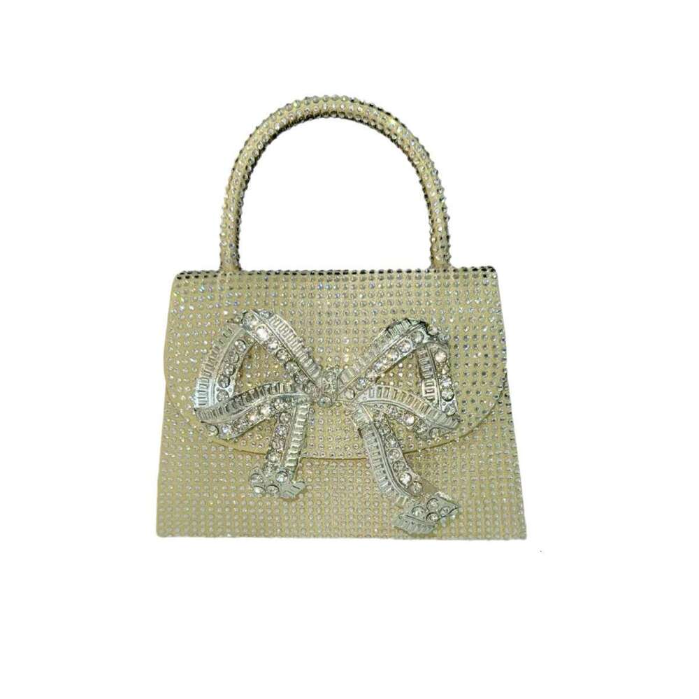 New Foreign Trade Fashion Socialite Water Full Dia Banquet Bag, Silk Satin Single Shoulder Crossbody Bags