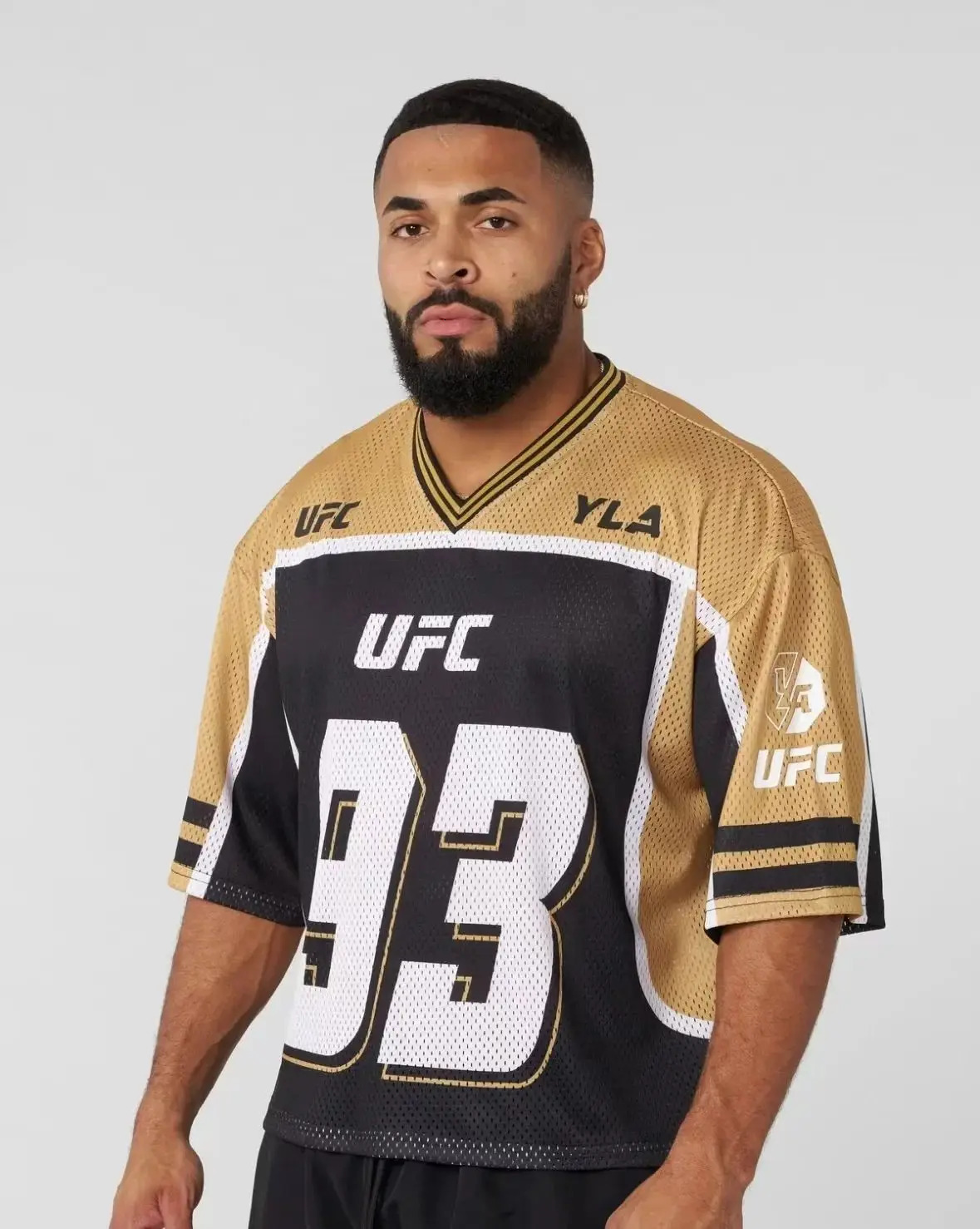 Mens Fashion Oversized T-shirt Mens Sports Fitness Quick-drying Breathable Large Mesh Print Pattern Short-sleeved Top 250107