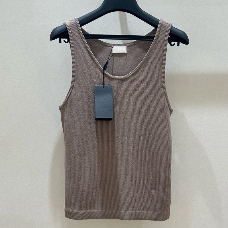 Fashion Designer Tank Top for Women Sleeveless Shirts Summer Outdoor Casual Clothes 24051