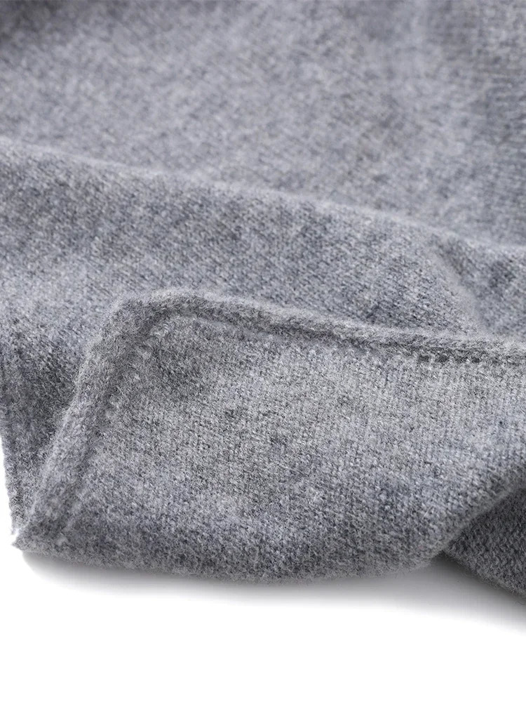 2024 Trend Large Triangle Shawl Scarf 100% Wool Women Knitted Accessories Cape Casual Soft Warm Cappa Cozy Black Gray Red 250106