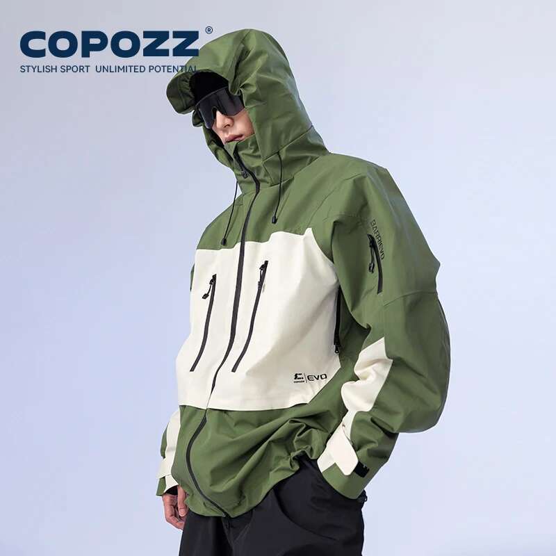 2025 Jacket Women Man Hooded Ski Wear Windproof Winter Overalls Hoodie Waterproof Outdoor Sports Clothing Snowboard