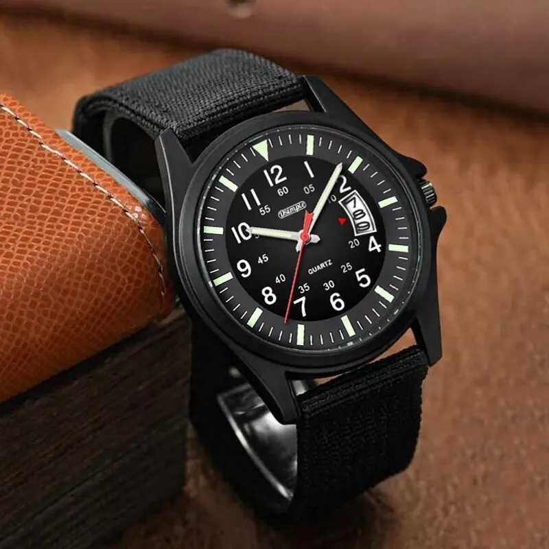 Reloj Hombre 2023 Fashion Mens Nylon Watches Luxury Men Army Military Quartz Watch Calendar Date Wristwatch Relogio MasculinoX250107