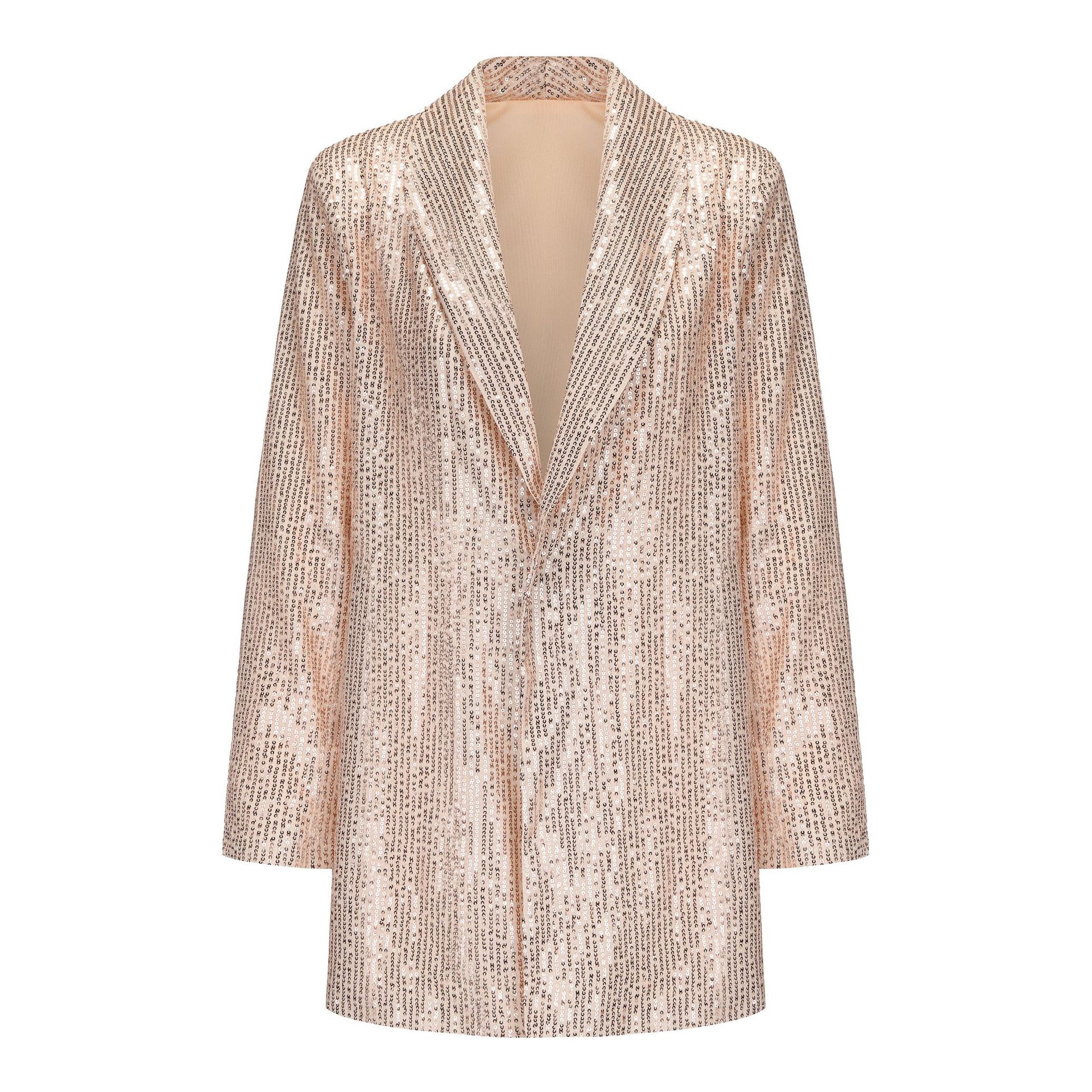 X11275 New Fashion Leisure Sequin Suit Jacket