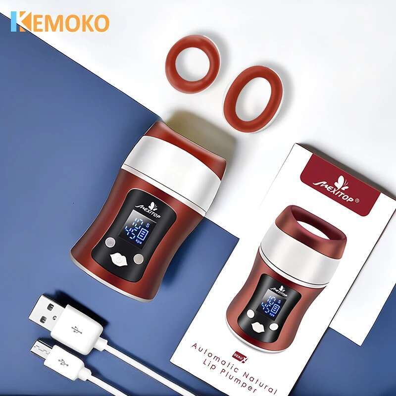 Portable Electric Plumping Enhancer Silicone Lip Plumper Device Sexy Bigger Fuller Lips Enlarger Beauty Care Tool For Women