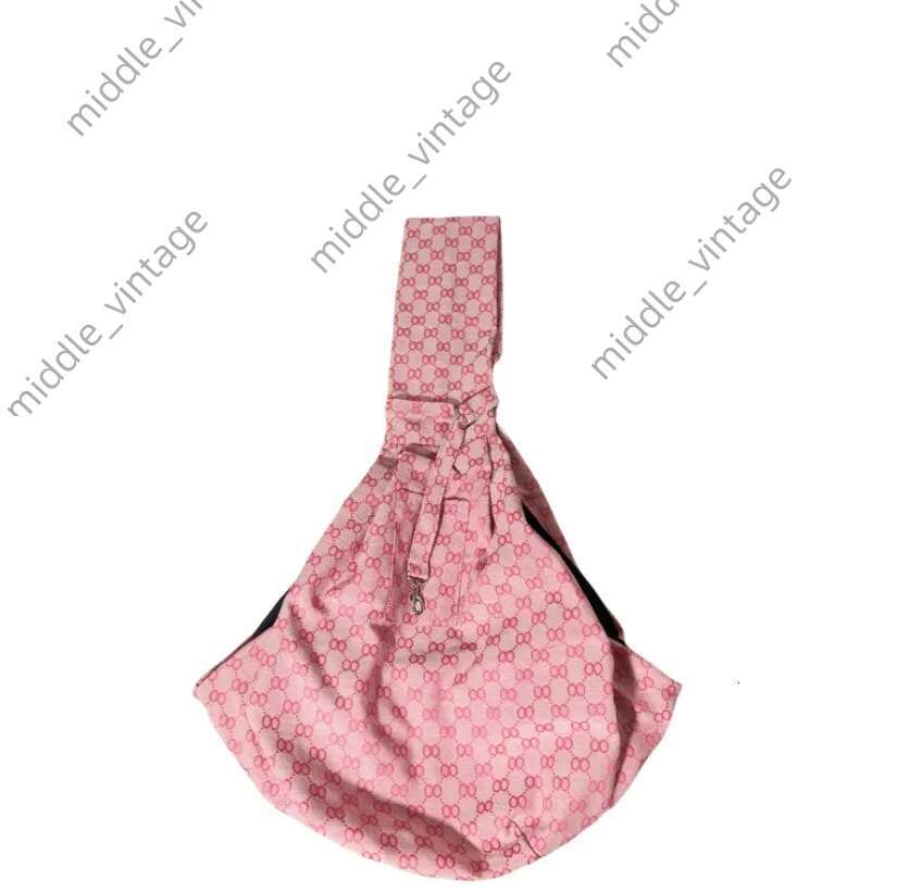 Dog Carrier Designer Pet Backpack Cat Outgoing Diagonal Straddle Bag Double Sided Usable Ins Classic Letter Canvas Drop Deliver Dhrda