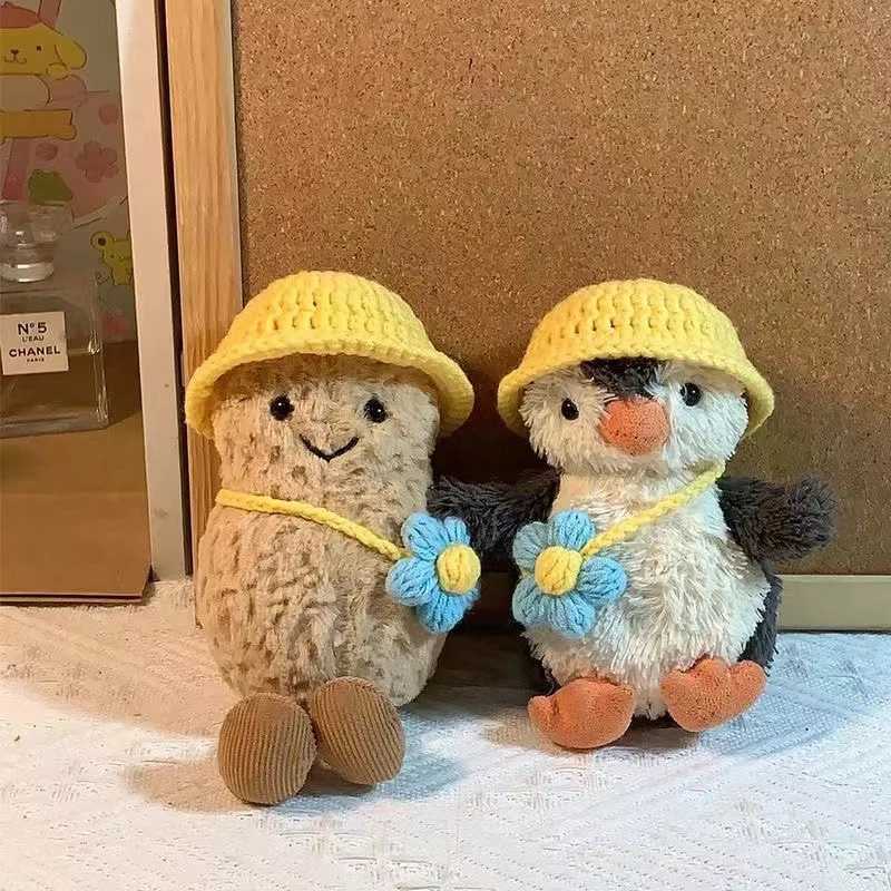 Jelly Cat Peanut Penguin Doll Peanut Shell Penguin Hugs Soft and Fun Baking Soda Plush Toy Sleeping Toy Birthday Gift W250107