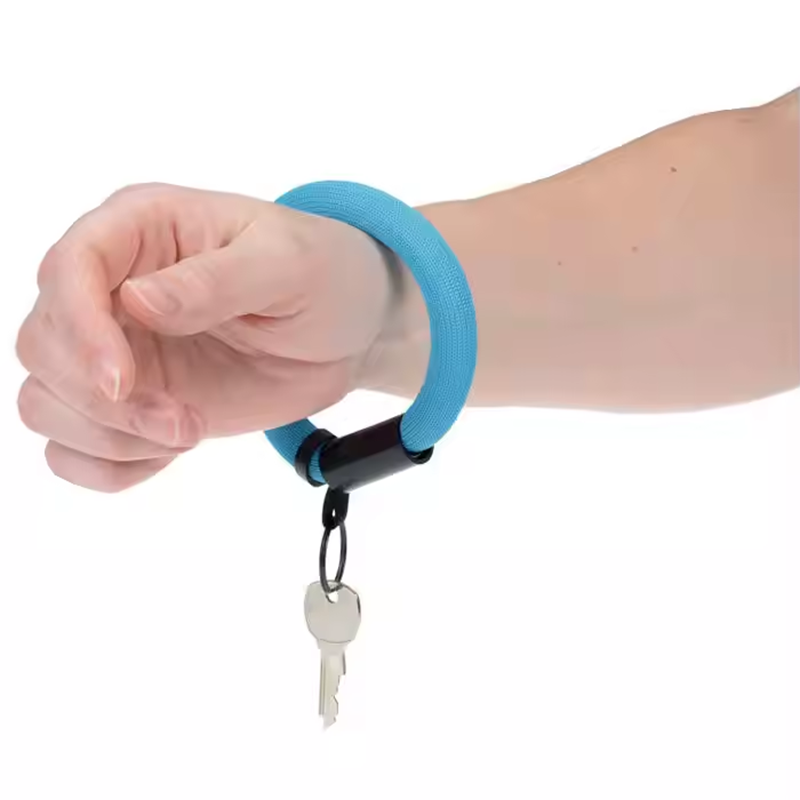 Customized LOGO Yacht EVA Floating Keychain Sponge Buoy Keyboard Wristband Keychains Floral Printed Key Chain Neoprene Key Ring Floating Wristlet Fabr