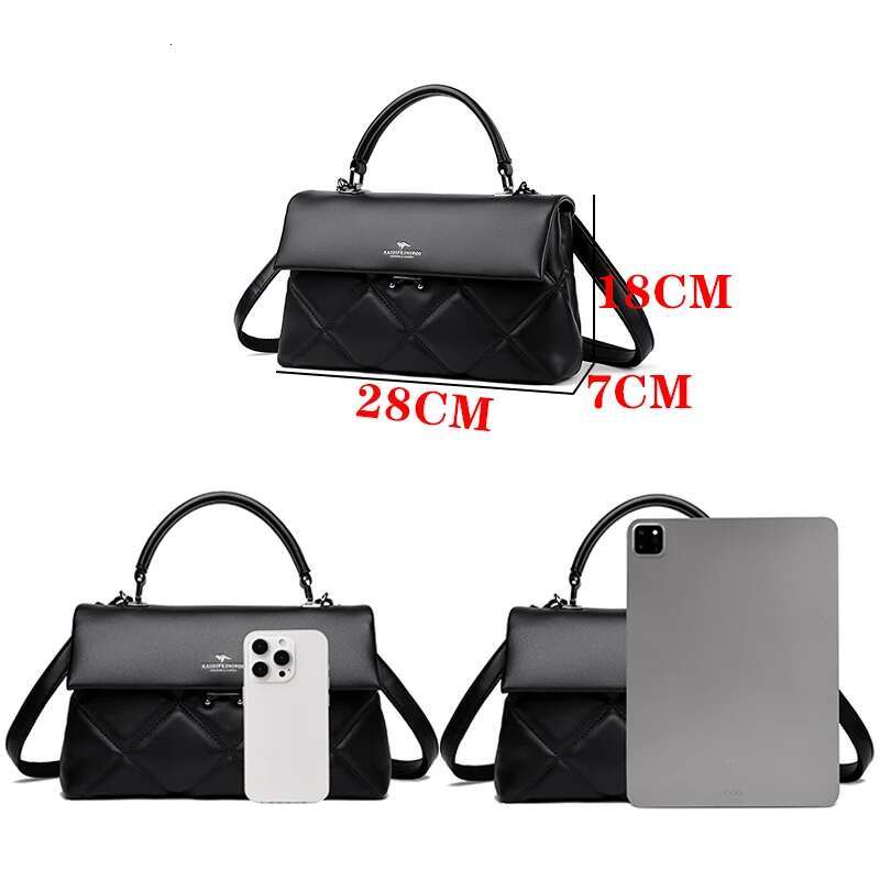 Large Capacity Shopping Handbag Solid Color Handbag Designer High Quality Women s Leather Shoulder Bag bag