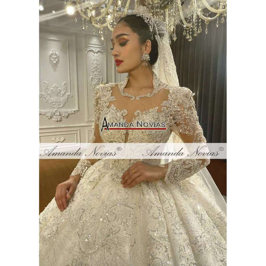 Princess Wedding Dress With Beading Lace Ball Gown Style