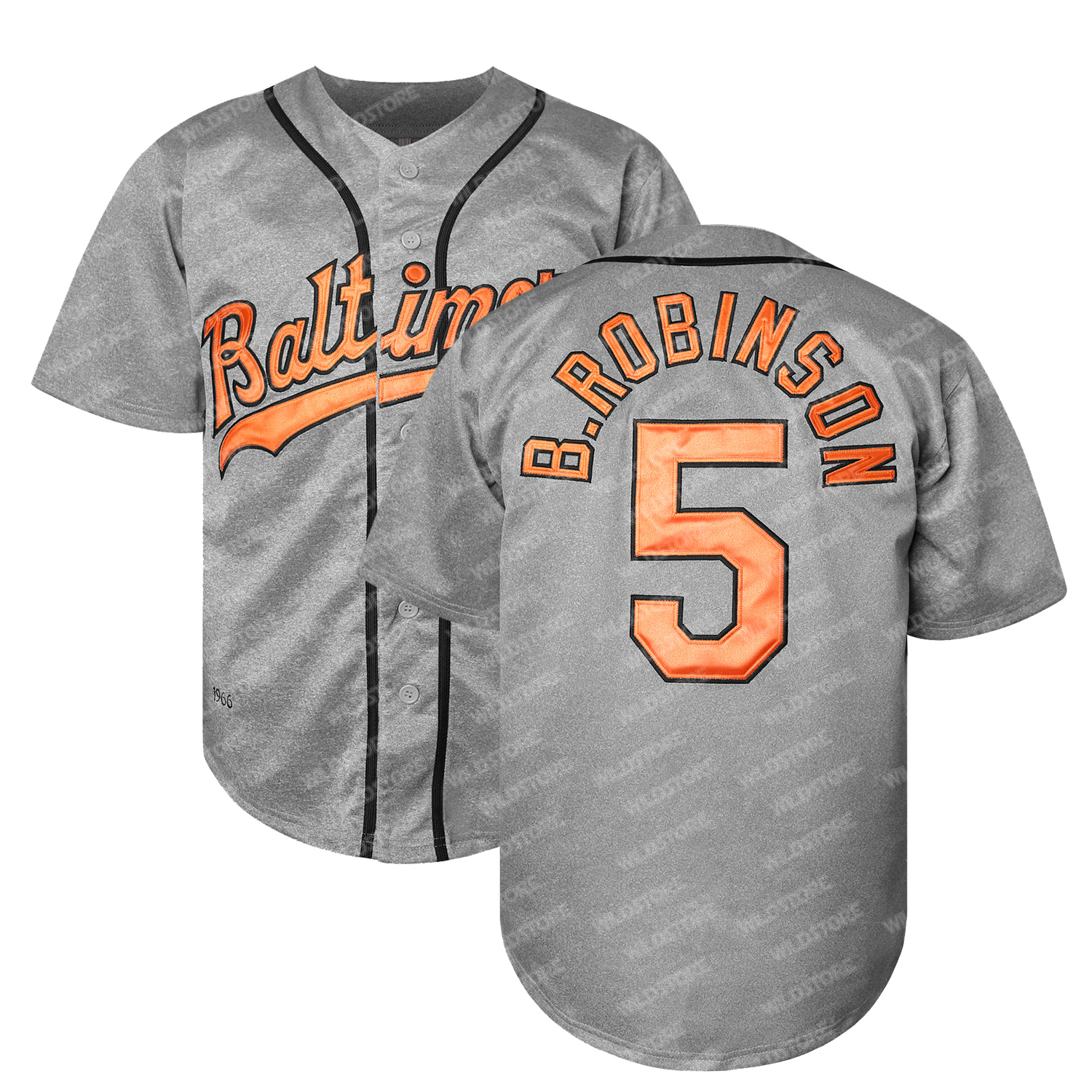 Orange Baltimo Re Baseball Jerseys Men's Sewing Embroidery High Quality In Stock Fast Shipping Slight Stretch Polyester - Perfect for Sports Jers