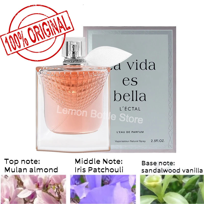 100%Original Beautiful Life Women Perfume True Love Rose Fragrance Lasting Perfume Fresh Natural Romantic Sweet Temperament 75ml 250107