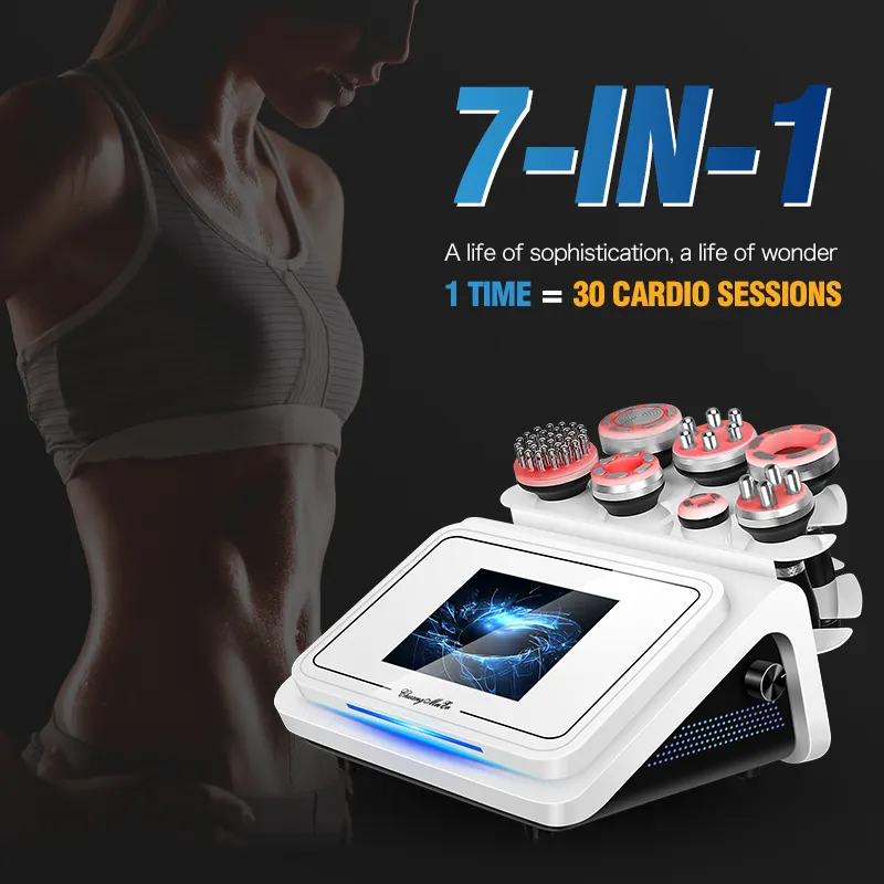 7 in 1 80K Cavitation Ultrasonic Body Slimming Machine Cavitation Cellulite Removal Machine Rf Fat Lipo Cavitation slimming