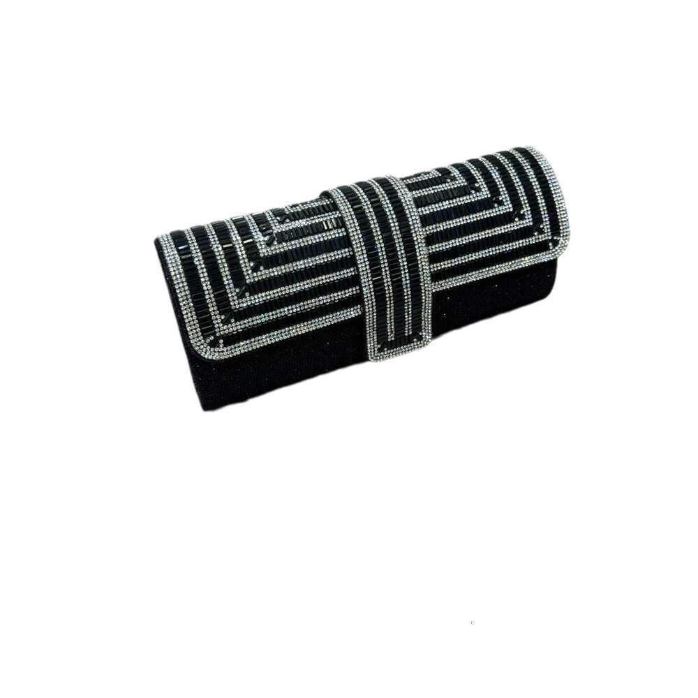 Water Dia Sparkg Chain Dinner Handheld Dress Bride Wedding Bag, Celebrity Handbag, Women's Banquet Bag