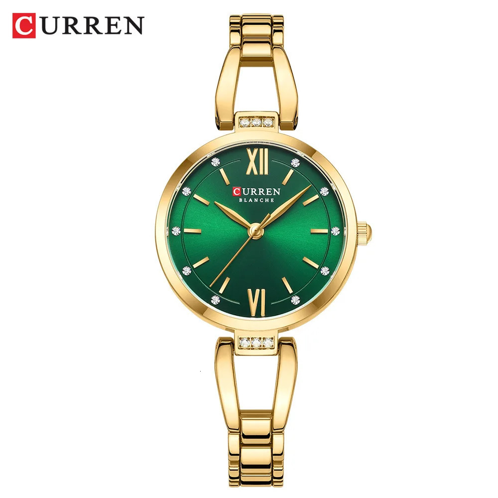 CURREN 9092 Women Quartz Watch Fashion Elegant Stainless Steel Strap Bracelet Wristwatch for Ladies Girl Female Clock 241228