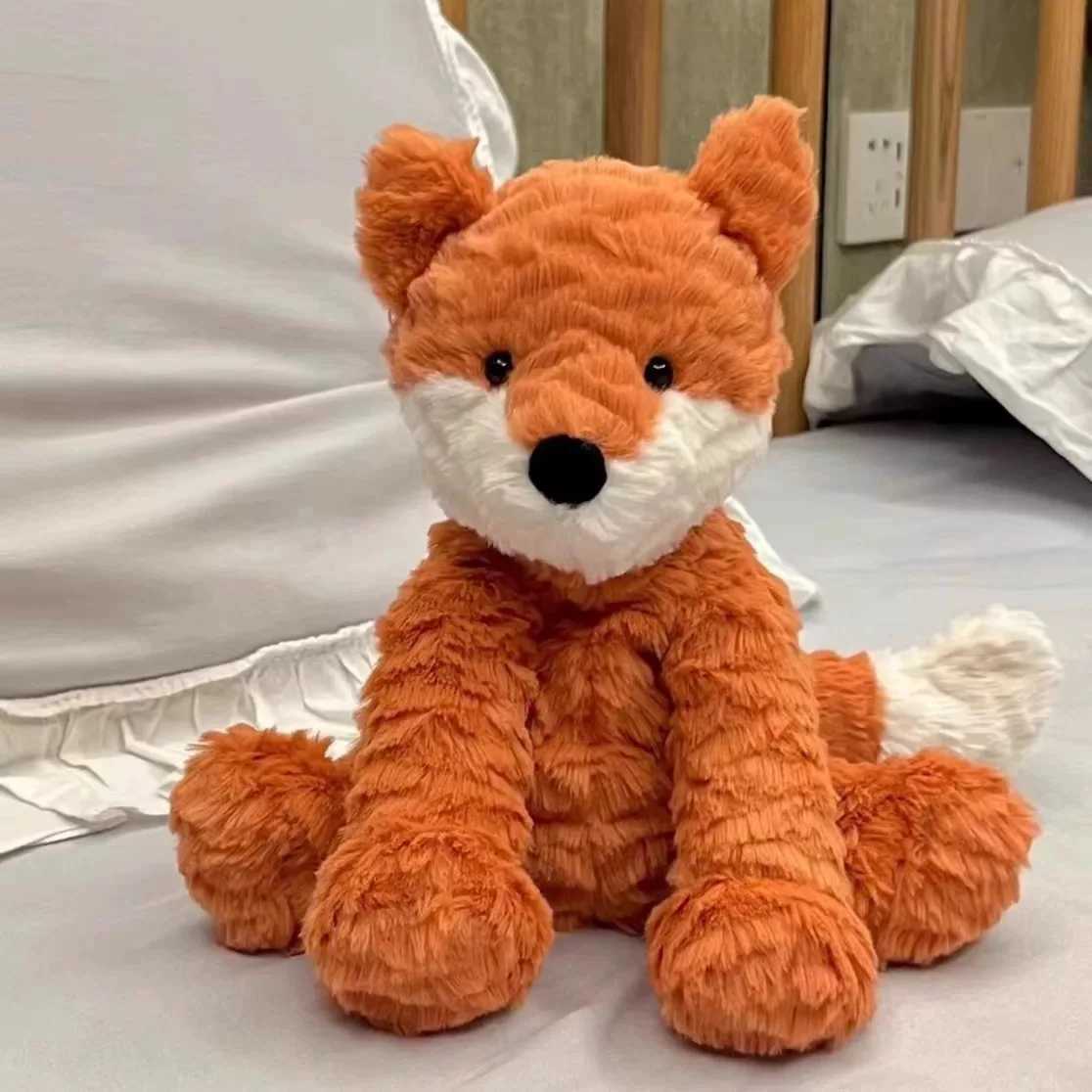 West Highland Dog Wave Fox Animal Series Doll Jelly Cat Holiday Gift Cute Plush Toys for Children and Girls W250107