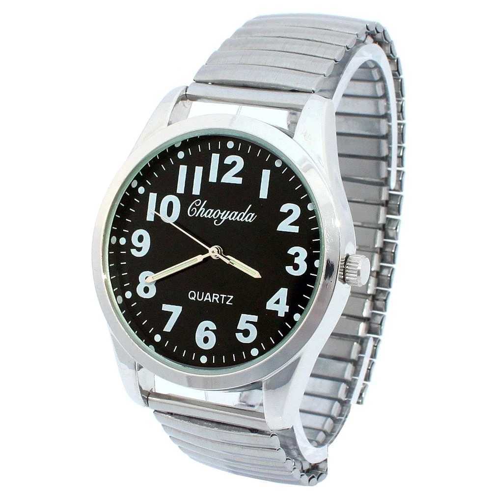 Men Watches Flexible Elastic Strap Men Stainless Steel Luxury Fashion Analog Wristwatch Father RelojesX250107