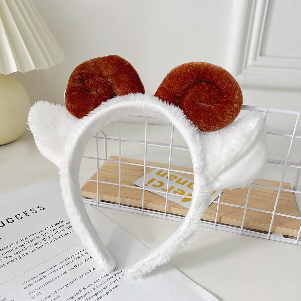 Adorable Sheep Ear Headband - Cute Korean Style Hair Accessory for Girls