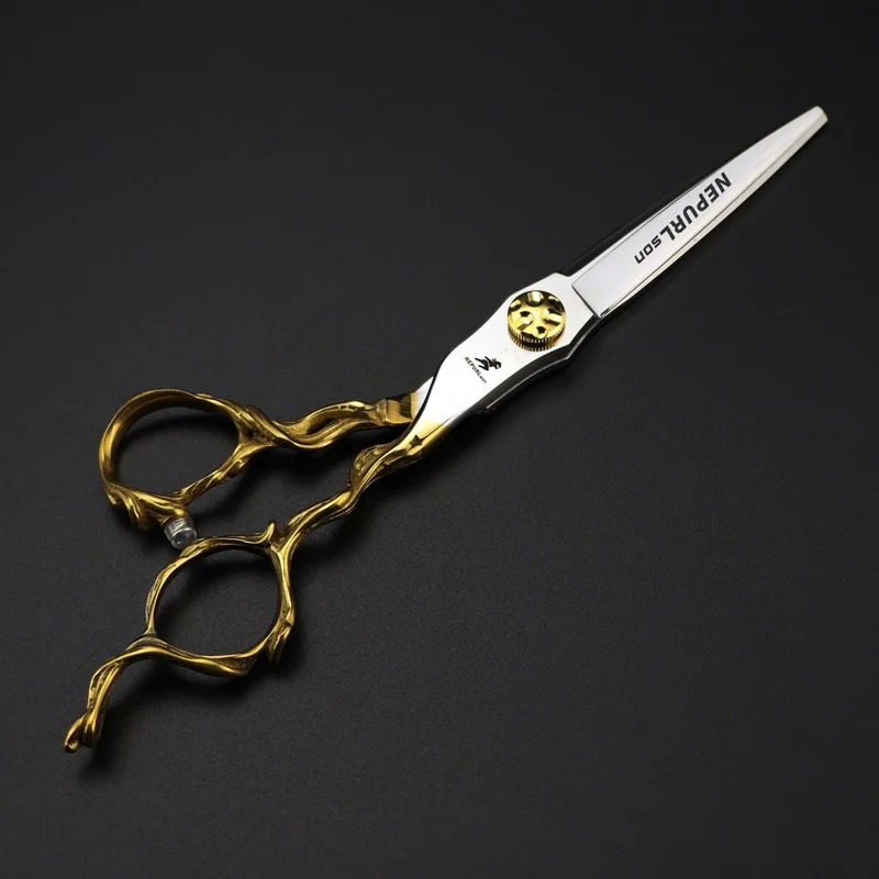 Nepurlson Professional Barber Hairdressing Scissors Set for Hair Salon 6 Inch Cutting Scissors Hairdresser Thinning Scissors 250106