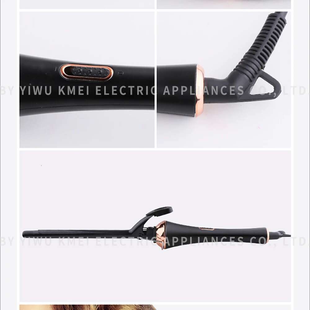 Professional Curler Curg Iron with Extra Long Tourmae Double Ceramic Barrel Hair Waving Style Tool Fast Heat
