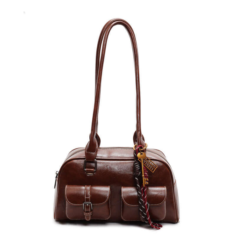 Korean Niche Bowg Pillow Bag, Large Capacity Boston One Shoulder Hand-Held Armpit