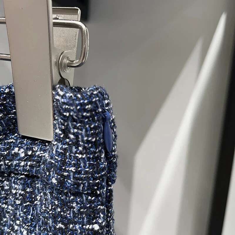 2024 Autumn And Winter Woven Tweed Suit Jacket, Spliced Short Dress Set, Trousers For Women