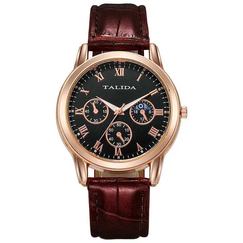 Luxury Mens Watches Business Watches Leather Strap Clock Mens Sport Quartz Wristwatches Reloj Hombre Gmrksz Vergisiz rnlerX250107