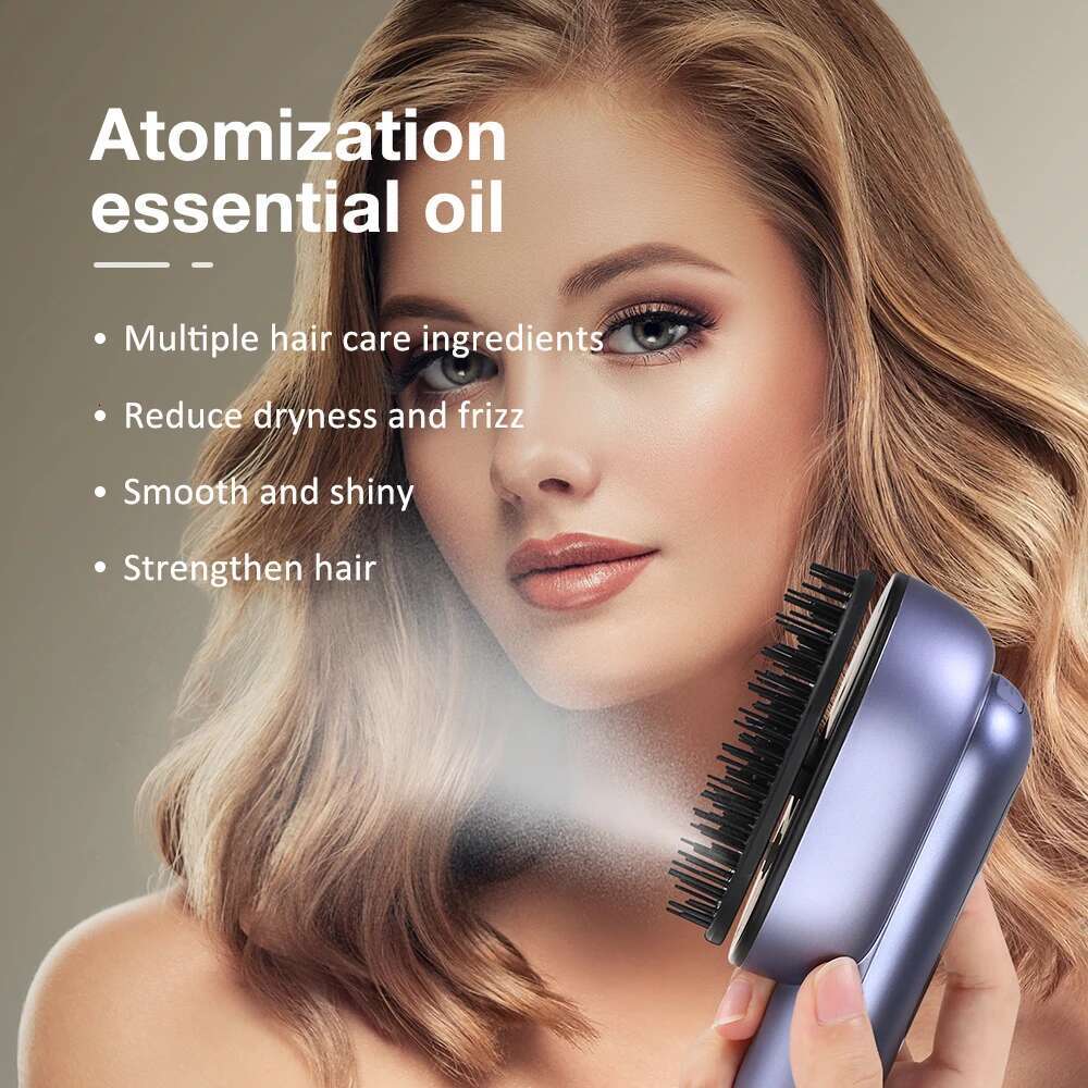 Care Massage Comb Mist Spray Growth Head Scalp Massager Red Light Treatment Anti Hair Loss Guide Liquid Applicator