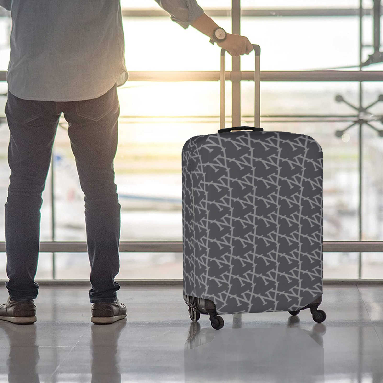 Luggage Cover Luggage Protective Cover Pattern Printed For 19 To 32 Inch Fashion Suitcase Elastic Dust Bags Case Travel Accessories