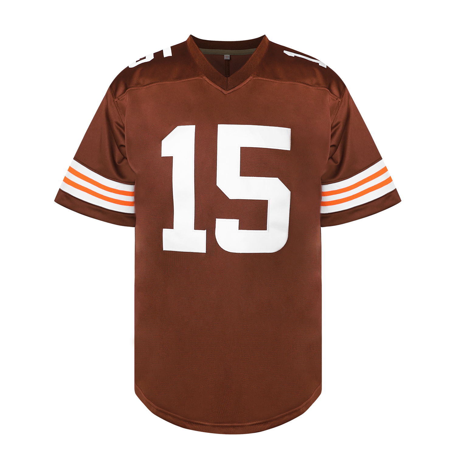 Personalized Football Jersey Shedeur Sanders Myles Garrett Joe Flacco Nick Chubb Jerome Ford Jerry Jeudy Grant Delpit Denzel Ward Embroidered Letter N