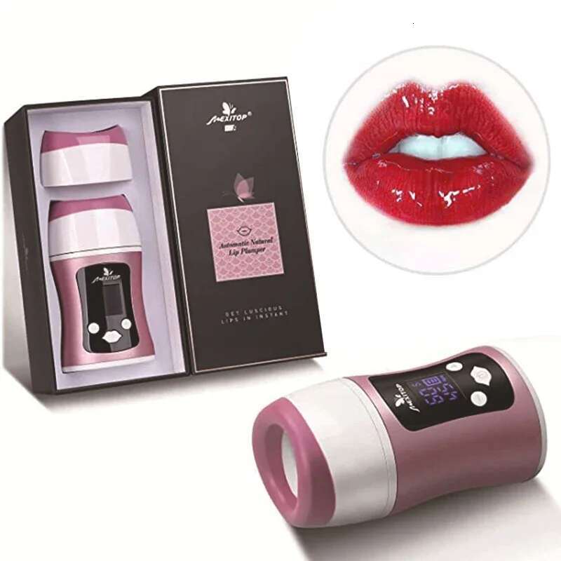 Portable Electric Plumping Enhancer Silicone Lip Plumper Device Sexy Bigger Fuller Lips Enlarger Beauty Care Tool For Women