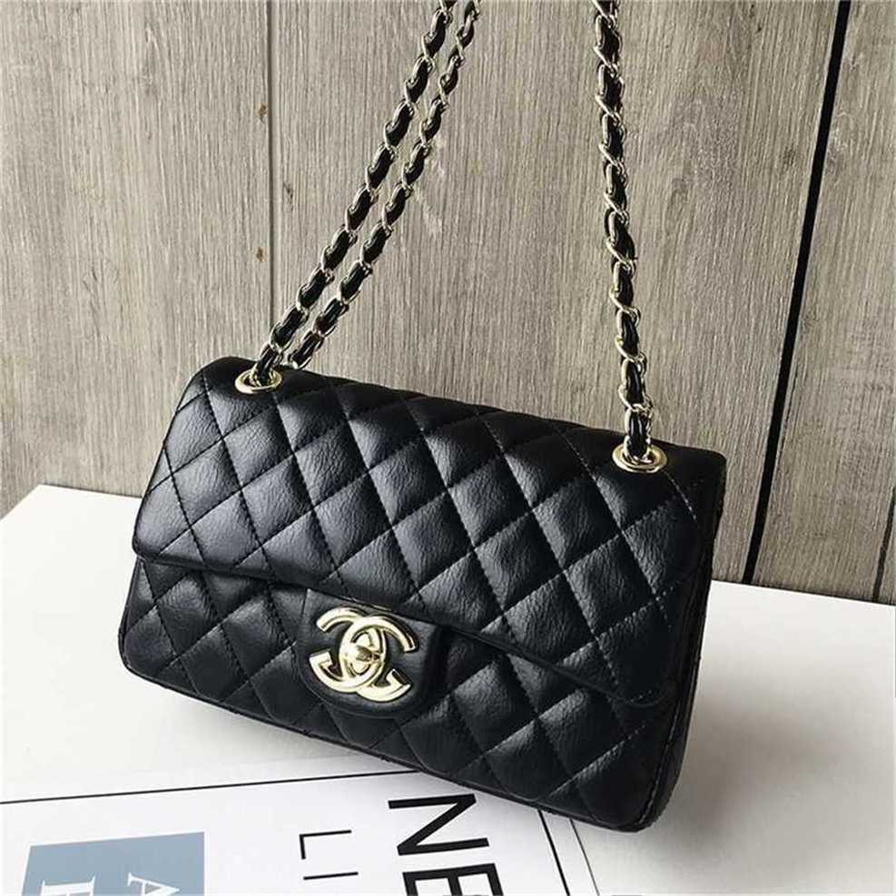 High-end Purses Genuine leather crossbody for women Lingge chain women's large capacity one small square bag 15% discount on first order