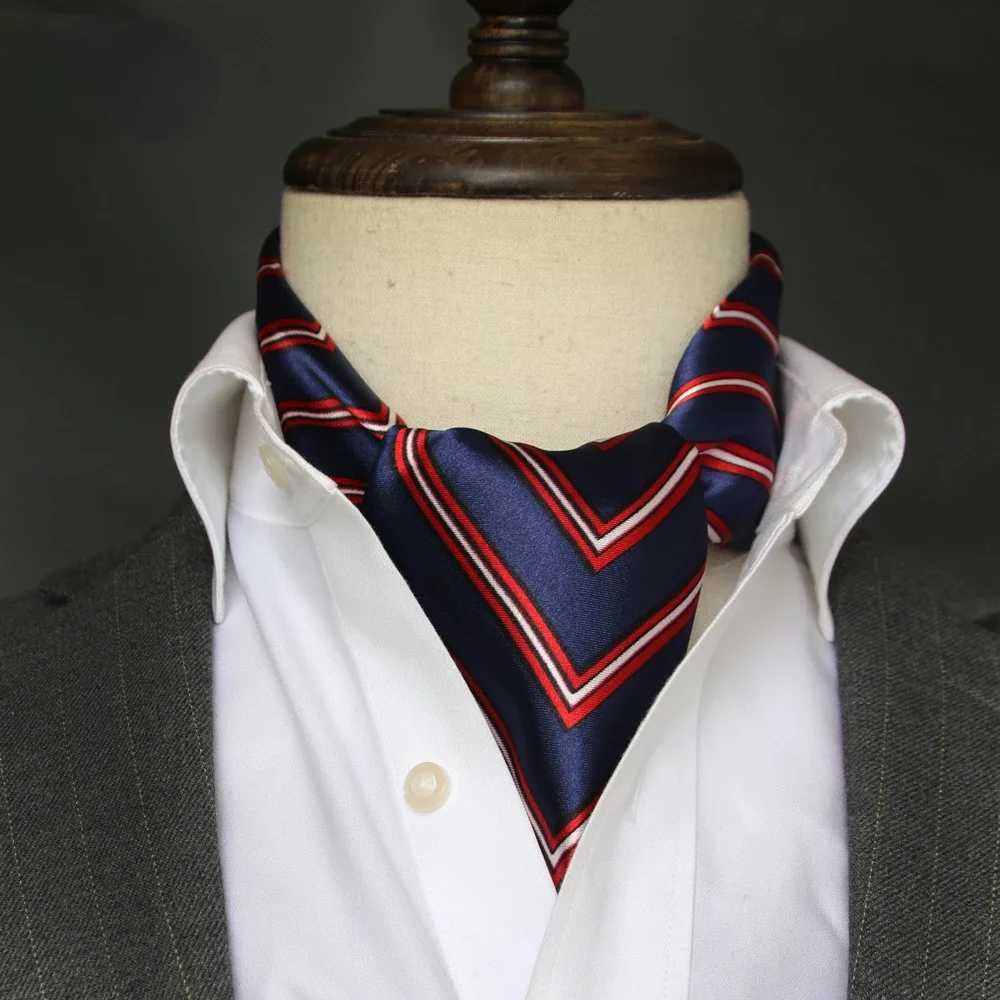 British mens silk scarf small square towel satin scarf mens scarf Korean style spring and autumn business mens scarf W250107