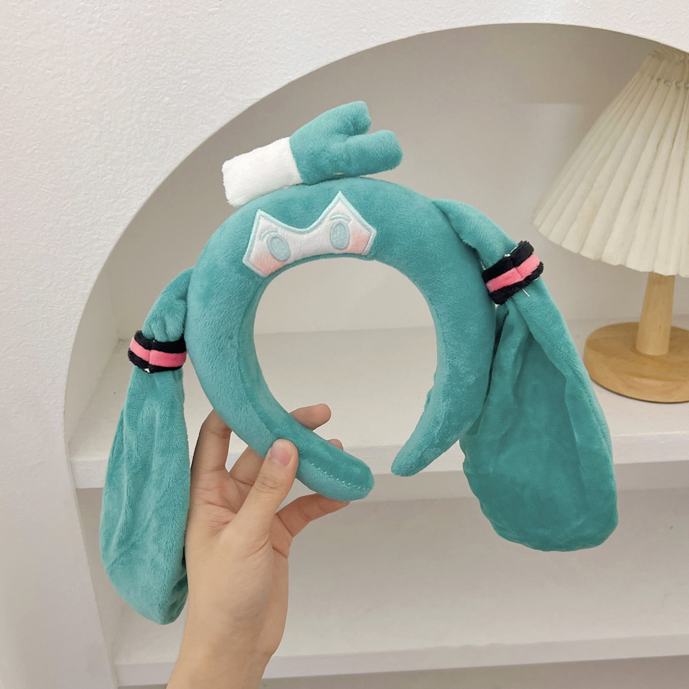 Kawaii-Inspired Hair Ties for Teenage Girls Novelty Anime Character Headbands for Daily Use