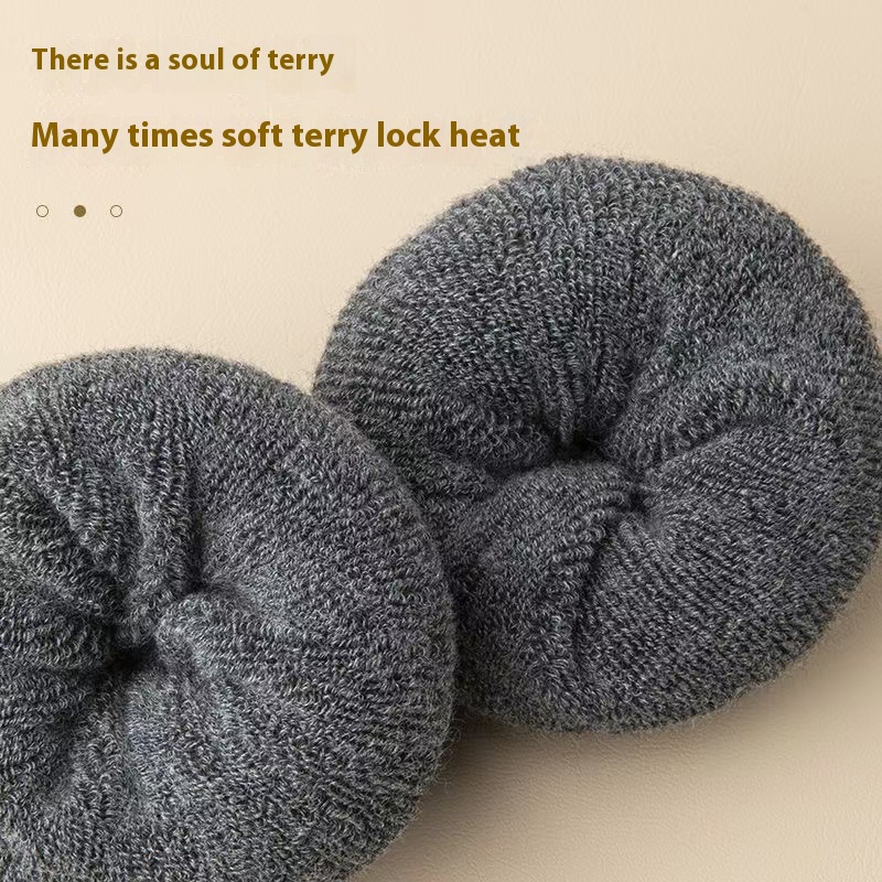Cozy Thickened Merino Wool Mid Calf Socks for Men - Ideal for Cold Weather hot-sale products
