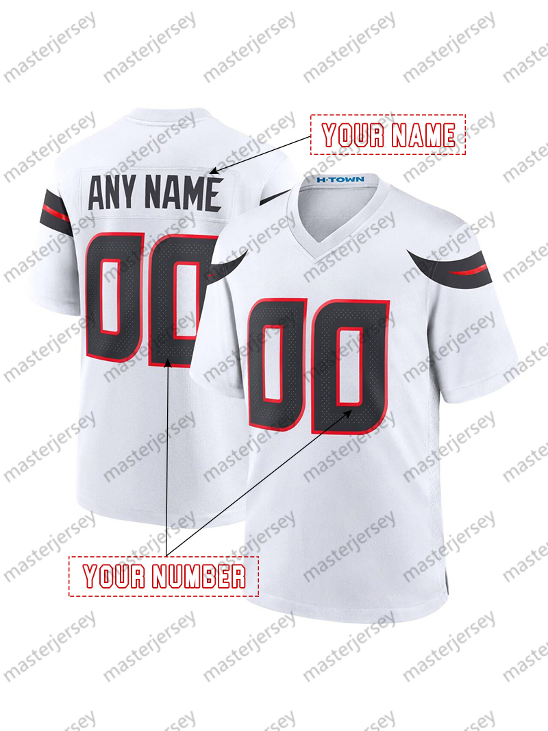 Custom Football Jersey Stroud Collins Anderson Jr. Dell Jerseys Any Name Number Mens Womens Youth Sweatshirt - Embroidered