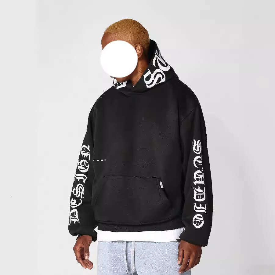 Fashion New Street Trendy Loose Letter Printed Hoodie