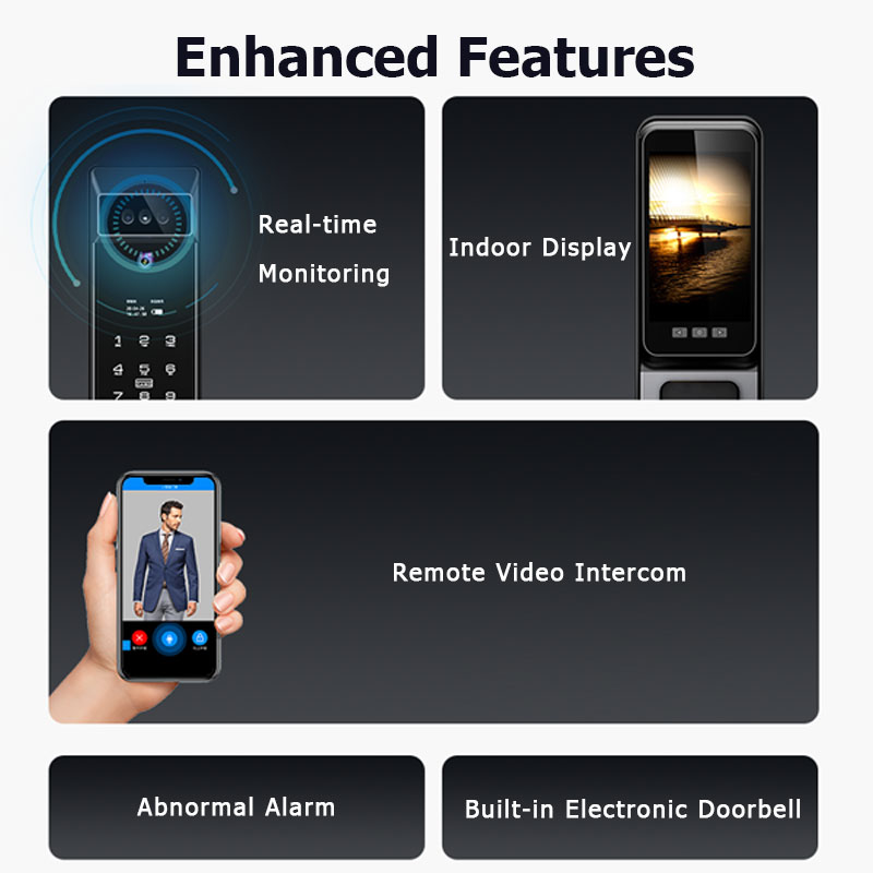 Premium Smart Door Locks with Finger Vein Recognition for Enhanced Home Security