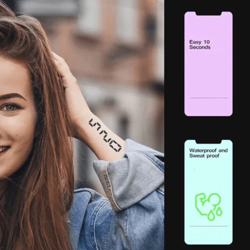 1 Sheet Butterfly Tattoo Sticker Waterproof Lasting Temporary 241230