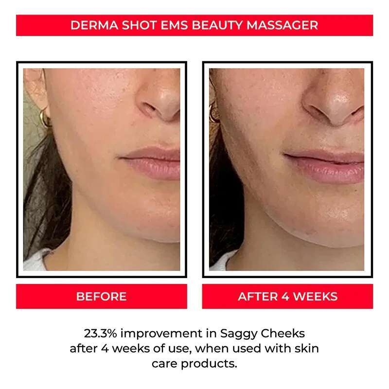 3D Roller Facial EMS Face Lift Device V-Face Slimmer Skin Tightening Double Chin Remover Eye Care Vibration Massager