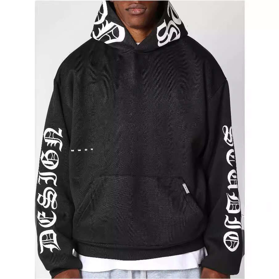 Fashion New Street Trendy Loose Letter Printed Hoodie