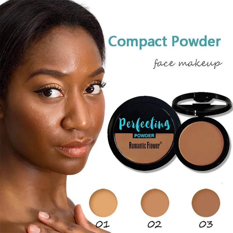 3color Dark Powder Bronze Skin Foundation Oil Control Concealer Brighten The Face Create Threedimensional Makeup 241230