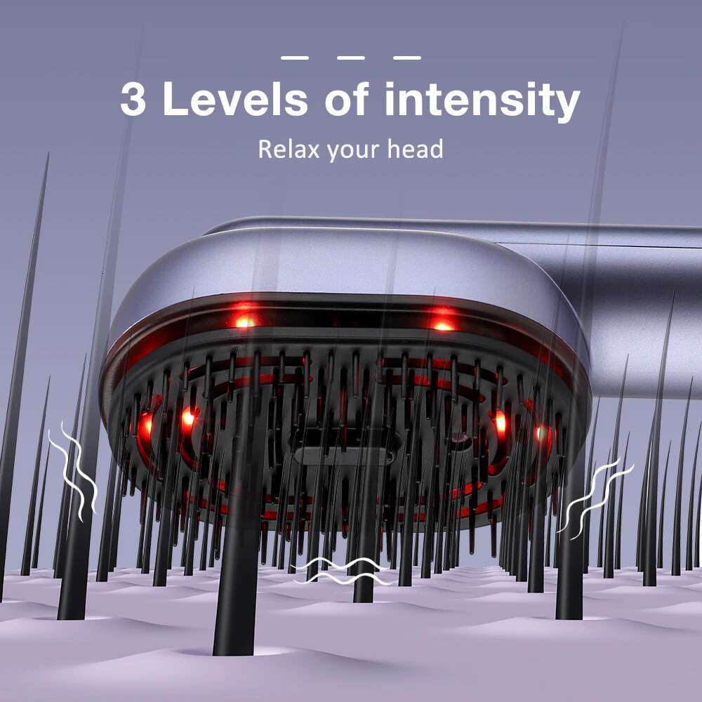 Care Massage Comb Mist Spray Growth Head Scalp Massager Red Light Treatment Anti Hair Loss Guide Liquid Applicator