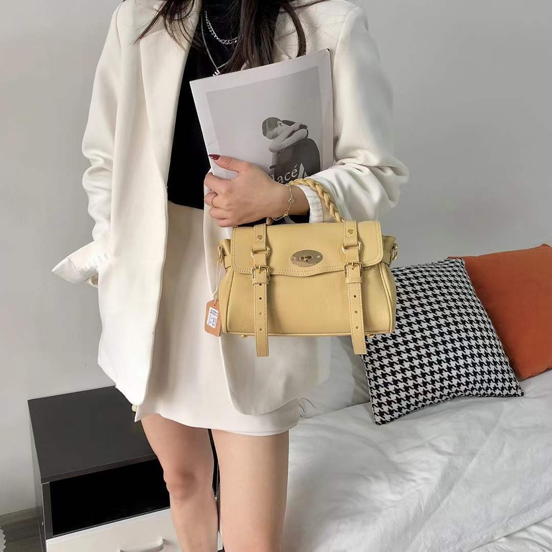 Fashionable Retro Genuine Leather Women's Bag Vintage Designer Shoulder Bags 2025 Business Commuting Party Fashion Ladies