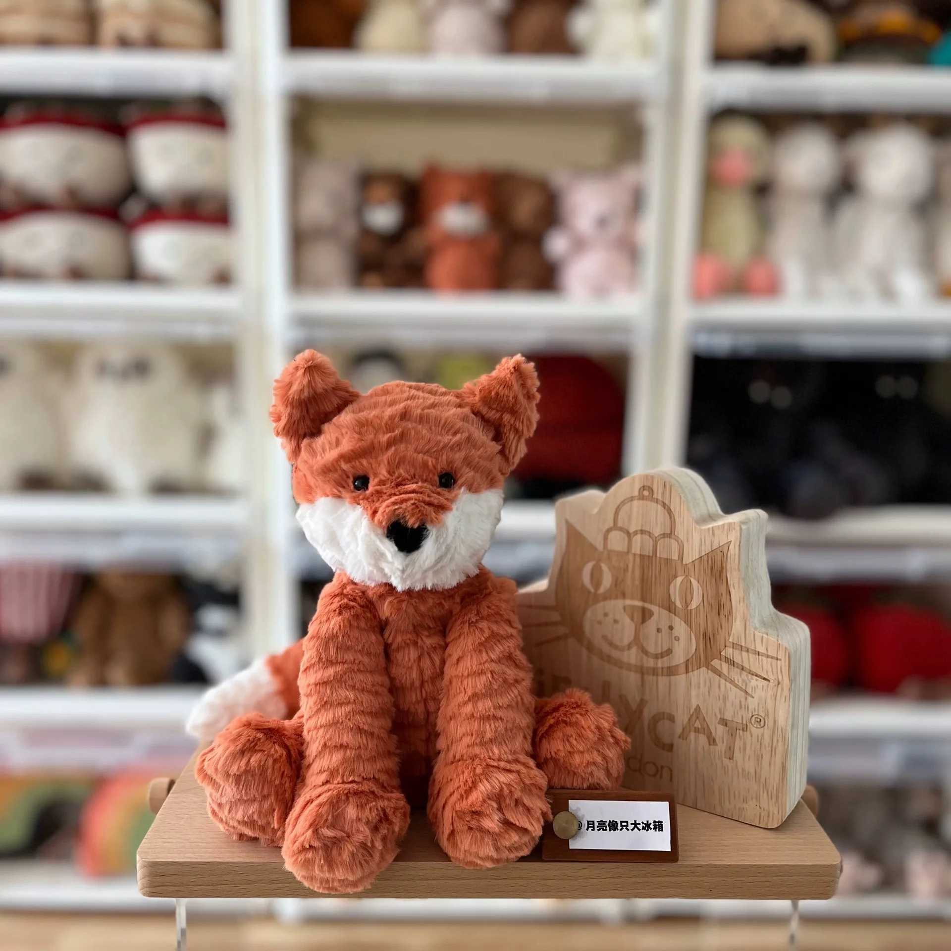 West Highland Dog Wave Fox Animal Series Doll Jelly Cat Holiday Gift Cute Plush Toys for Children and Girls W250107