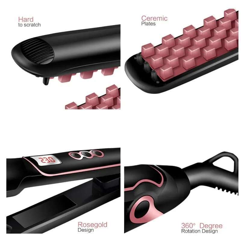 New Corn Curly Styg Wave Curg Iron Crimping Irons Crimper Tools Volumizing Hair Curler Corrugation