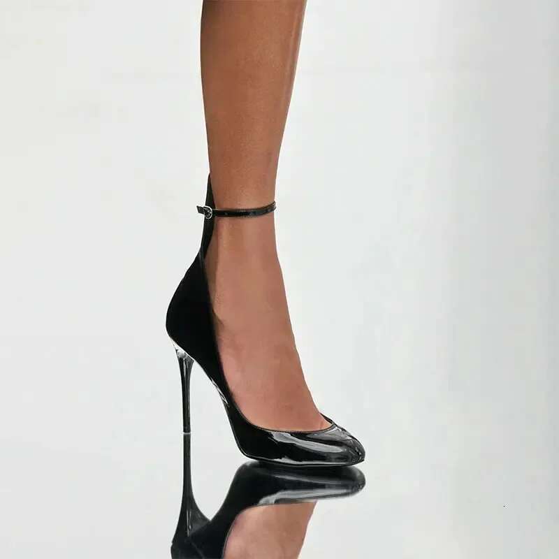 Spring/Summer New Slim High Heel Single Round Head Walk Party Wedding Large Size Fashion Women's Shoes